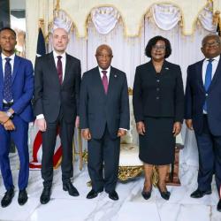 President Boakai Receives Letter of Credence from Accredited Ambassadors to Liberia.
