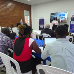 Today, the Executive Chairperson of the Liberia Anti-Corruption Commission (LACC), Cllr. Alexandra Kormah Zoe, Appeared as a Guest Lecturer at the Governance and Anti-Corruption Fellowship Program 