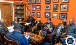 President Boakai in a U.S. Partnership in Meeting