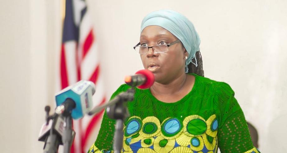 Liberia’s Foreign Minister and Dean of the Cabinet, Sara Beysolow Nyanti.
