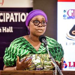 Liberia’s Minister of Foreign Affairs, Her Excellency Sara Beysolow Nyanti