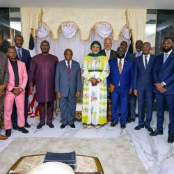 President Boakai Hosts Guinean Business Magnate