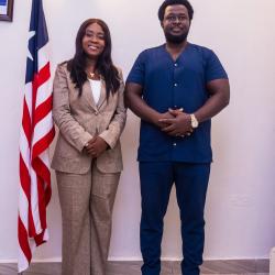 The Liberia Anti-Corruption Commission (LACC) was Honored to Welcome the Commissioner of Sierra Leone’s Anti-Corruption Commission, Francis Ben Kaifala, to Our Offices in Monrovia During his visit to Liberia