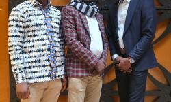 Hon. Zunu K. Duyann, Assistant Minister for Land Transport and Team