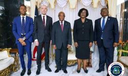 President Boakai Receives Letter of Credence from Accredited Ambassadors to Liberia.