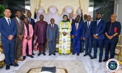 President Boakai Hosts Guinean Business Magnate