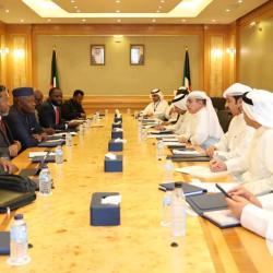 Representatives of the Kuwaiti Fund and the Government of Liberia meet to advance discussions on securing USD 77 million for the Salayea-Konia Road Project.