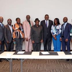 President Boakai Meets With Liberian Professionals in Ethiopia