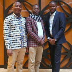 Hon. Zunu K. Duyann, Assistant Minister for Land Transport and Team