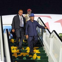 The aircraft touched down at Bole International Airport at 8:20 PM local time