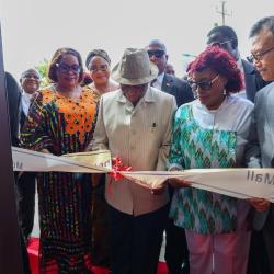 President Boakai commissions Monrovia Super Mall.