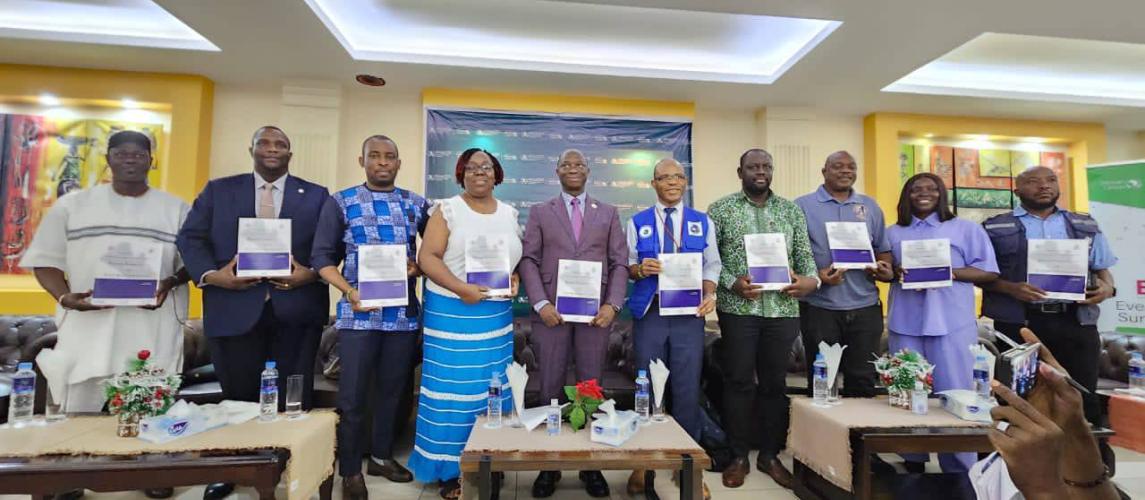 The Event Base Surveillance Guideline was officially launched at the Cape Hotel in Mamba Point, Monrovia. The launching ceremony was performed by the Chief Medical officer of Liberia, Dr. Catherine Cooper, the Director General of NPHIL, Dr. Dougbeh Chris Nyan and the Regional Director of Africa CDC, Dr Alinon Kokou.