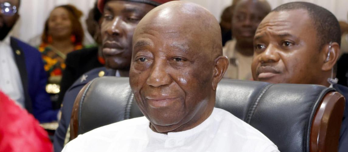 H. E. Joseph Nyuma Boakai, Sr. President of Liberia