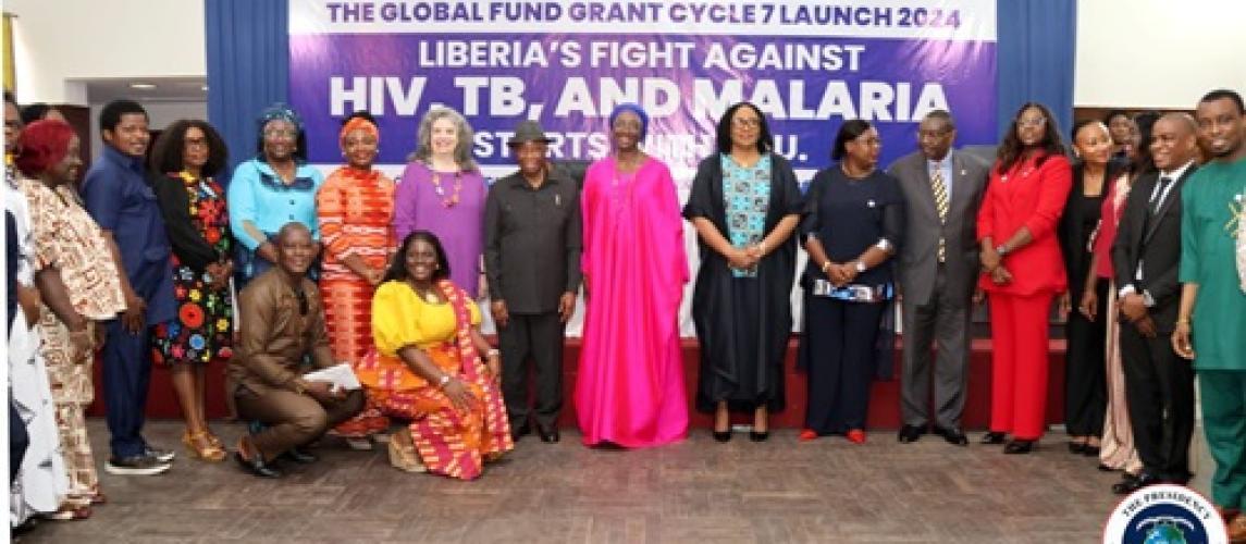 President Boakai Launches The Global Fund Grant To Combat HIV, TB and Malaria