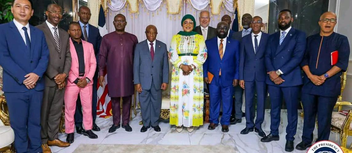 President Boakai Hosts Guinean Business Magnate
