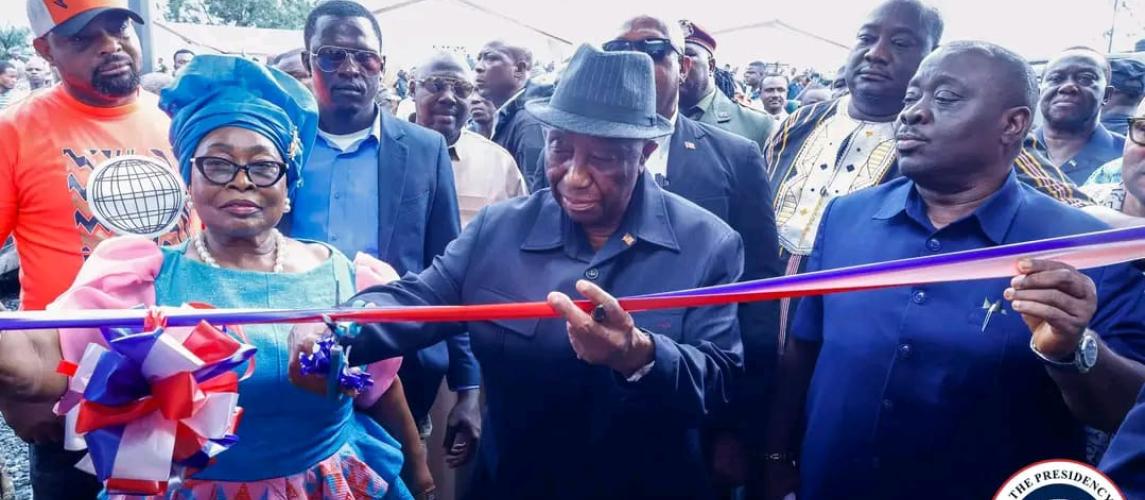 President Boakai, First Lady Dedicate Newly Renovated Gertrude Yancy Public School