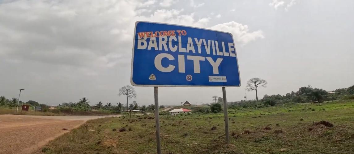 Barclayville city. Barclayville city.