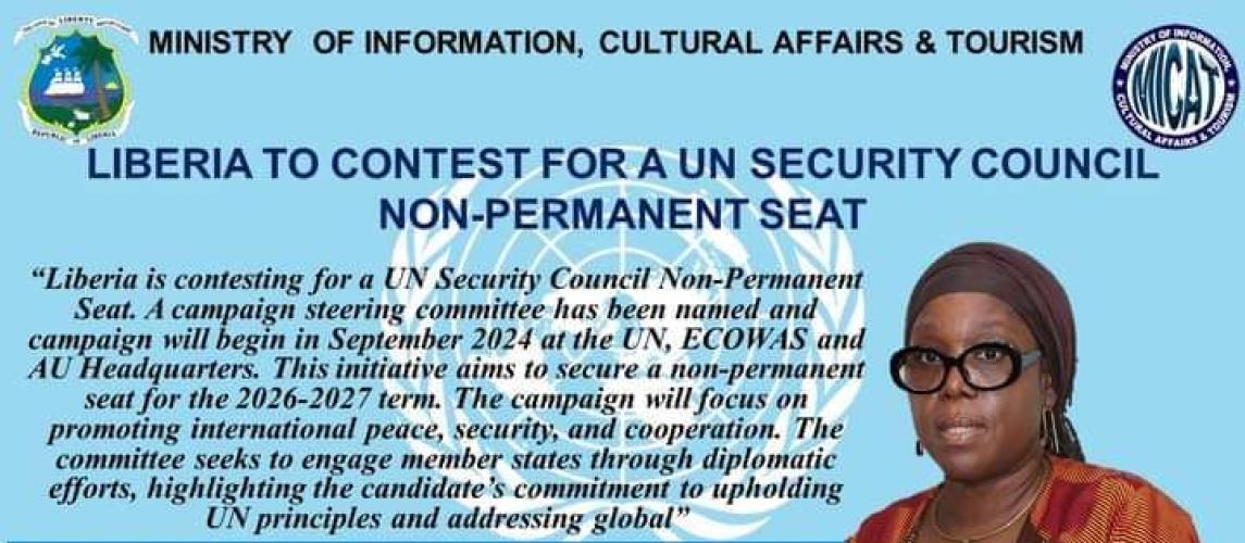 Liberia To Contest For A Un Security Council Non-Permanent Seat.