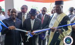 President Joseph Nyuma Boakai, Sr. officially launched the Ministry of Local Government and dedicated the newly constructed Joseph Nyuma Boakai Decentralization Building. Photo credit: Executive mansion