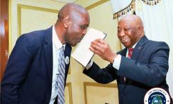 President Boakai Commissions Ambassador Bob Sheriff