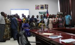Participants pose for group photo