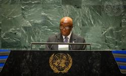 H.E. Joseph Nyuma Boakai, Sr., President of Liberia addresses the UN General Assembly; New York, Wednesday, September 25, 2024