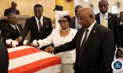 President Boakai Calls for Peace and Unity at the Official Funeral Service 