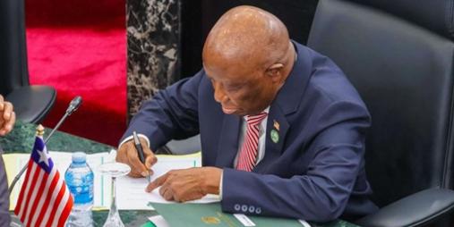 President Boakai Joins West African Leaders in Signing ECOWAS 50th Anniversary Declaration 